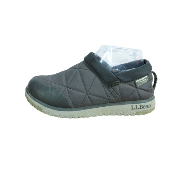 LL Bean Women's Insulated Black Ultralight Waterproof Quilted Shoes Size 6 M - Picture 1 of 9